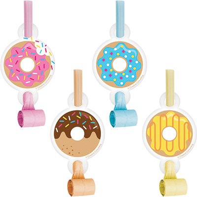 Donut Time Blowouts with Medallions - party supplies australia
