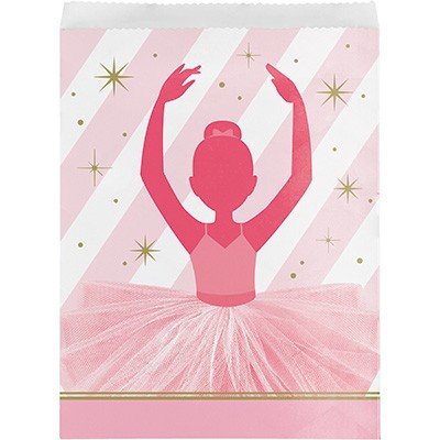 Twinkle Toes Paper Treat Bags 22cm x 16cm - party supplies australia