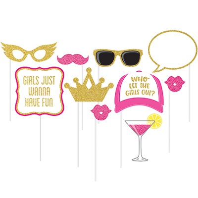 Photo Booth Props Girls Night Out Assorted Designs - party supplies australia