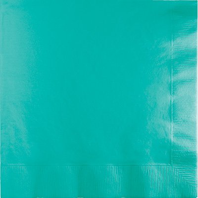 Teal Lagoon Lunch Napkins - party supplies australia