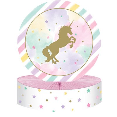 Unicorn Sparkle Centrepiece Honeycomb 30cm x 23cm - party supplies australia