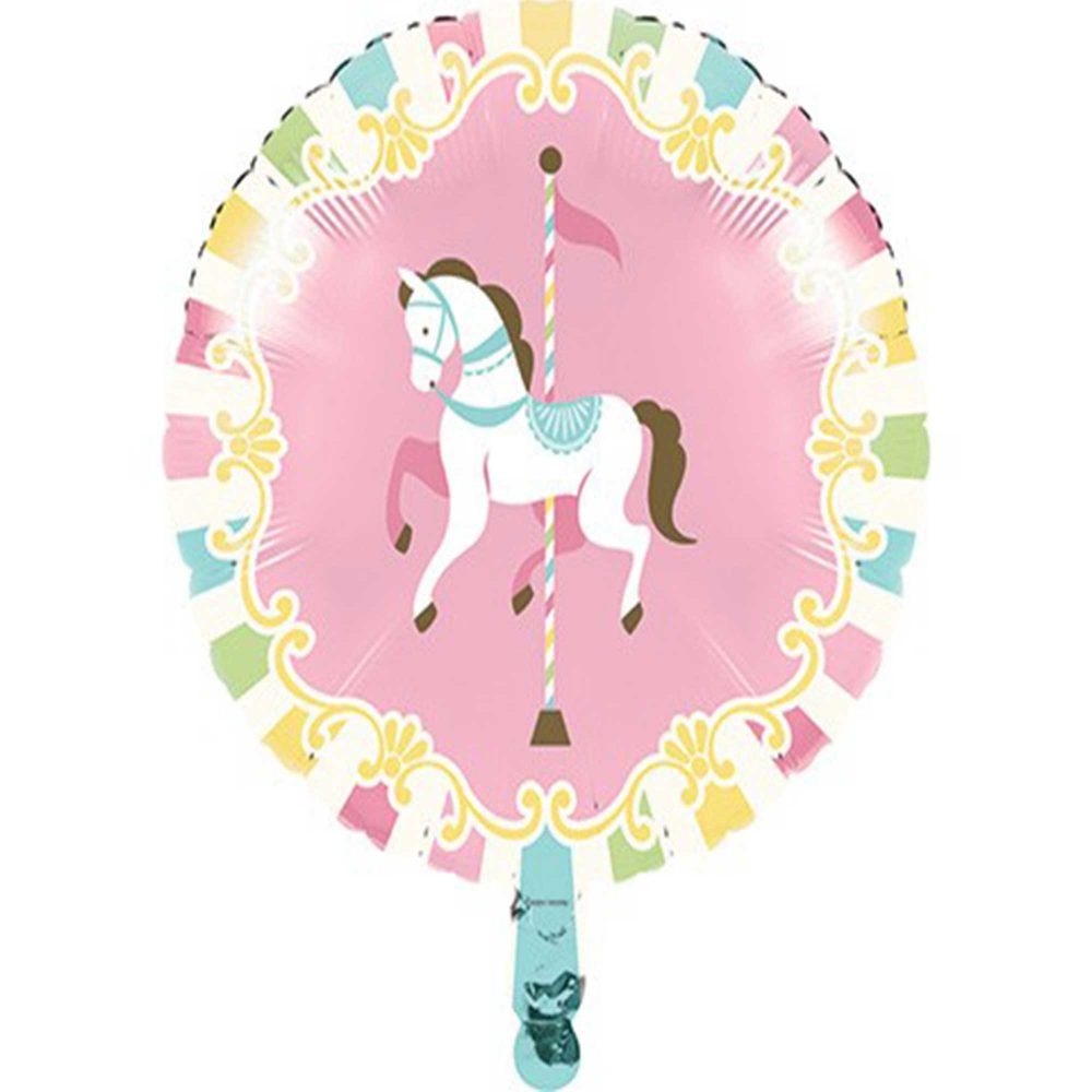 45cm Carousel Foil Balloon - party supplies australia