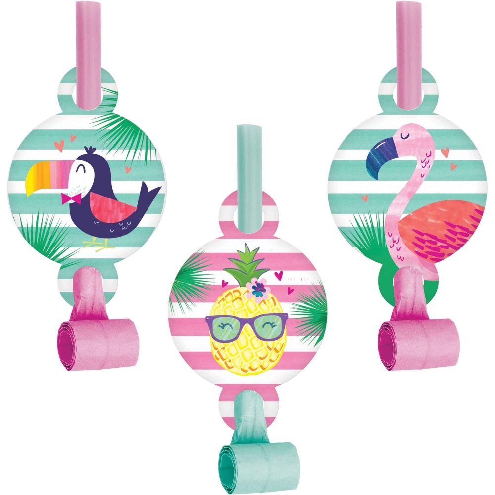 Pineapple N Friends Blowouts with Medallions - party supplies australia