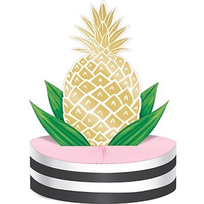 Pineapple Wedding Centrepiece Honeycomb 30cm x 22cm - party supplies australia