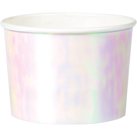 Iridescent Foil Treat Cups 9cm x 6cm - party supplies australia
