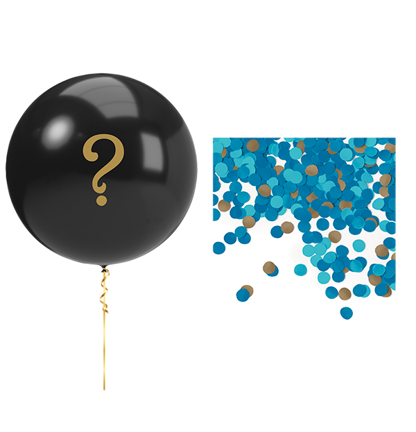 Gender Reveal Balloons Blue Balloon Kit 90cm Latex Balloon