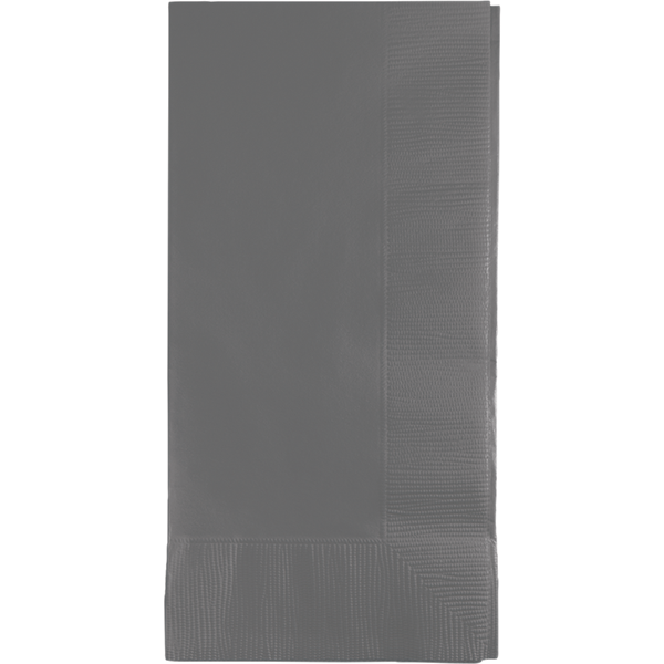 Glamour Gray Dinner Napkins - party supplies australia