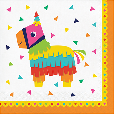 Fiesta Fun Lunch Napkins - party supplies australia