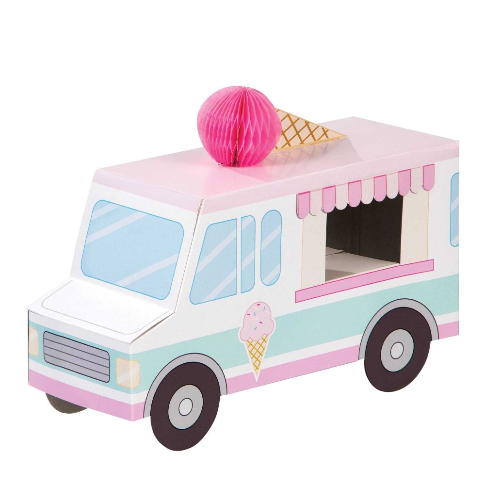 Ice Cream Party Decor Centrepiece 3D 9cm x 23cm x 16cm - party supplies australia