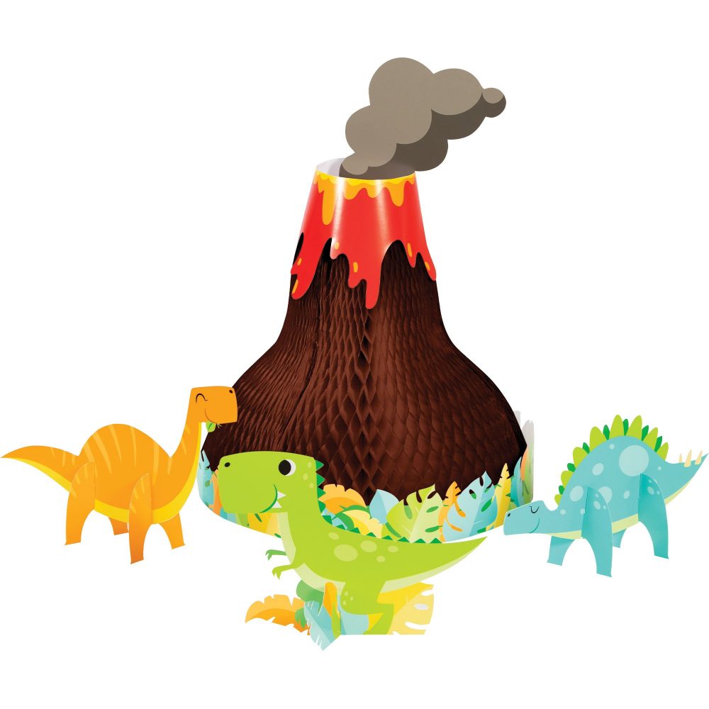 Boy Dino Party Decor Centrepiece 3D Set - party supplies australia