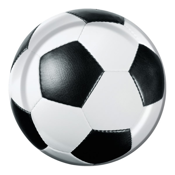 Soccer Fanatic Lunch Plates Paper 18cm - party supplies australia