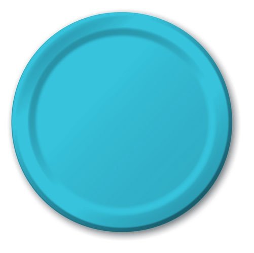 Bermuda Blue Dinner Plates Paper 23cm - party supplies australia