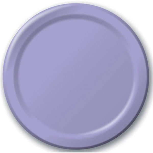 Luscious Lavender Dinner Plates Paper 23cm - party supplies australia