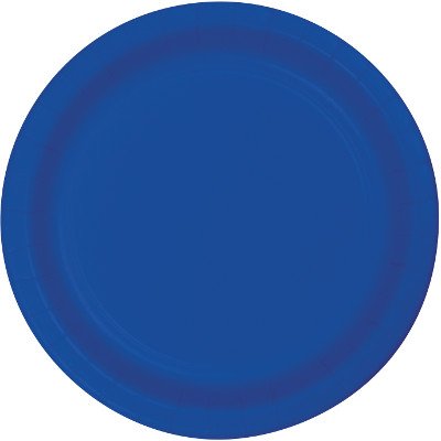Cobalt Blue Banquet Plates Paper 26cm - party supplies australia
