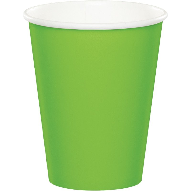 Fresh Lime Cups Paper 266ml - party supplies australia