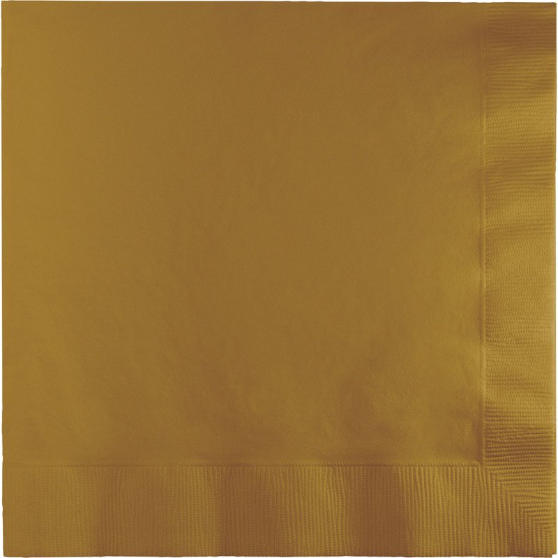 Glittering Gold Lunch Napkins - party supplies australia