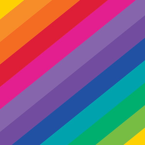 Rainbow Lunch Napkins - party supplies australia