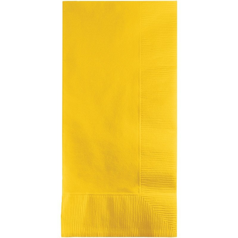 School Bus Yellow Dinner Napkins - party supplies australia