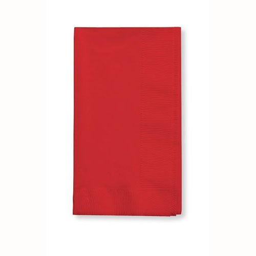 Classic Red Dinner Napkins - party supplies australia
