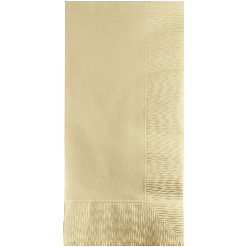 Ivory Dinner Napkins - party supplies australia