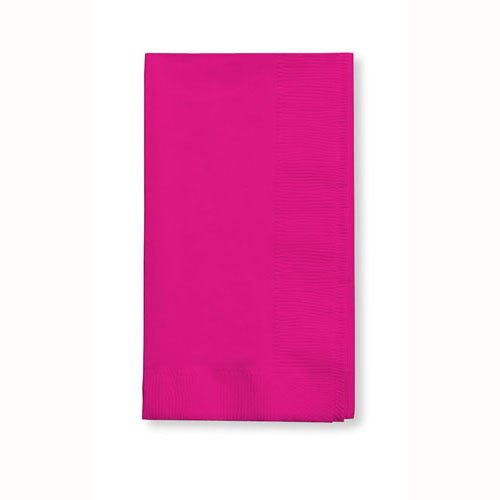 Hot Magenta Dinner Napkins - party supplies australia