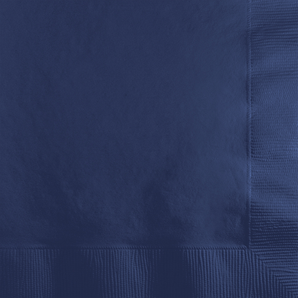 Navy Blue Beverage Napkins - party supplies australia