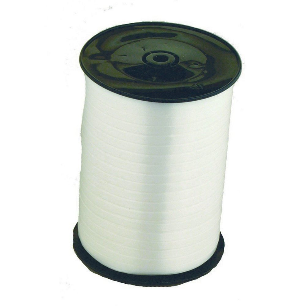 Balloon Ribbon - White - party supplies australia