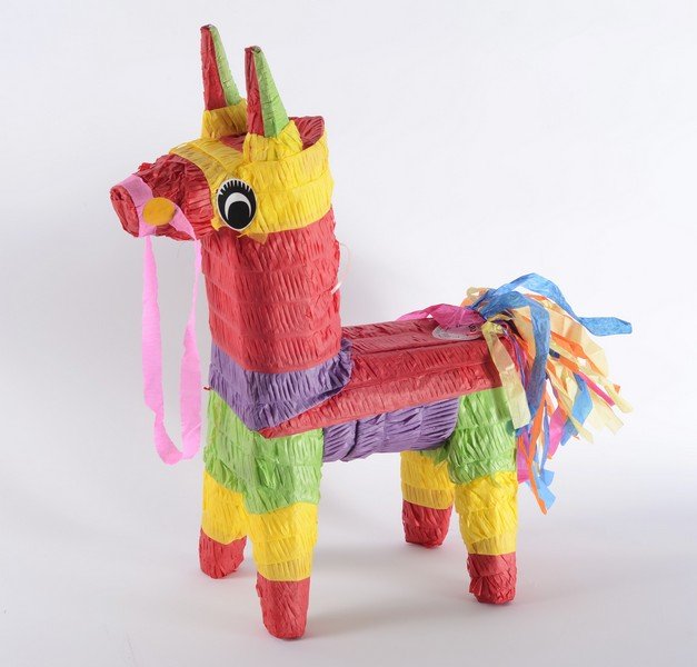 Rainbow Donkey Pinata - party supplies australia