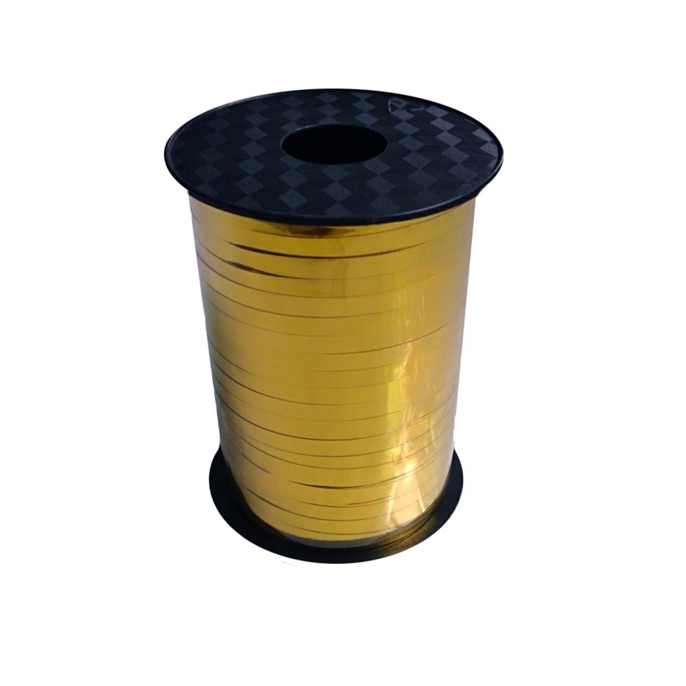 Balloon Metallic Ribbon - Dark Gold - party supplies australia