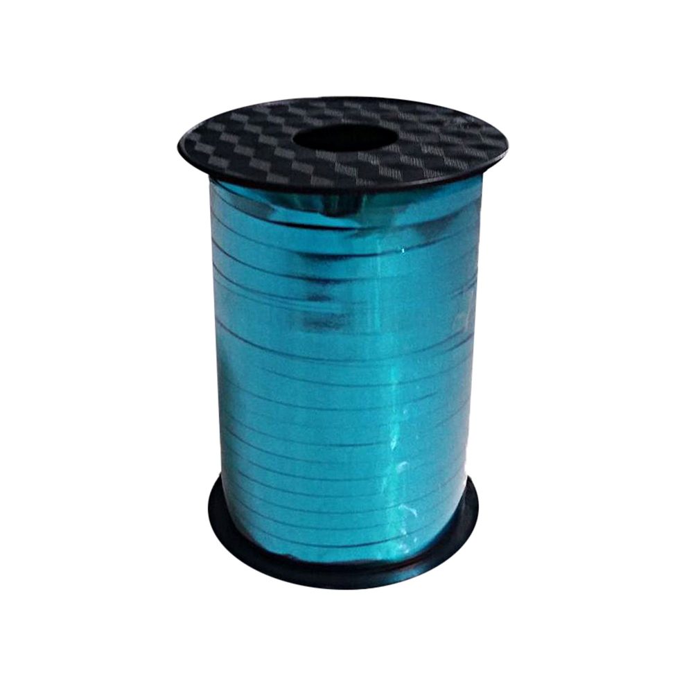 Balloon Metallic Ribbon - Caribbean Blue - party supplies australia